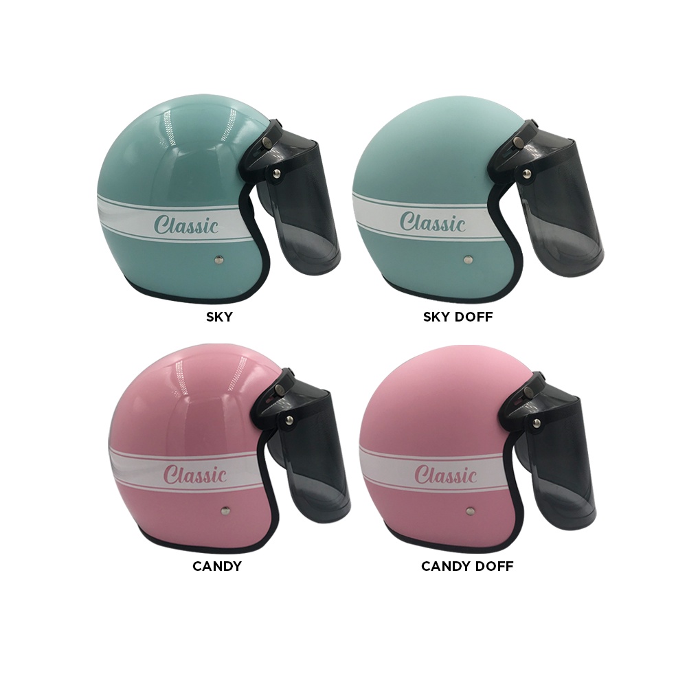 Goku Helm - Helm Bogo Dewasa SNI Full Leher Warna Unik Lucu