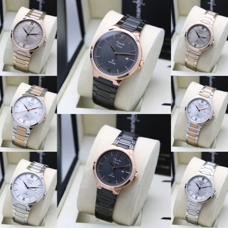 ORIGINAL JAM TANGAN PRIA & WANITA ALEXANDRE CHRISTIE AC8537 AC 8537 SAPHIRE GLASS