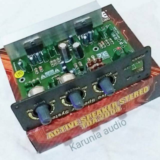 Kit Aktif Speaker Stereo TDA 2004