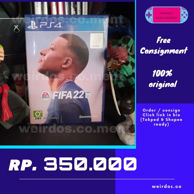 Bd Ps4 FIFA 22 | Kaset FIFA22 Ps4 murah (second)