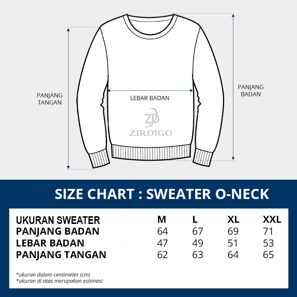 Zirdigo Sweater Basic ZirdigoTkg Print Quality