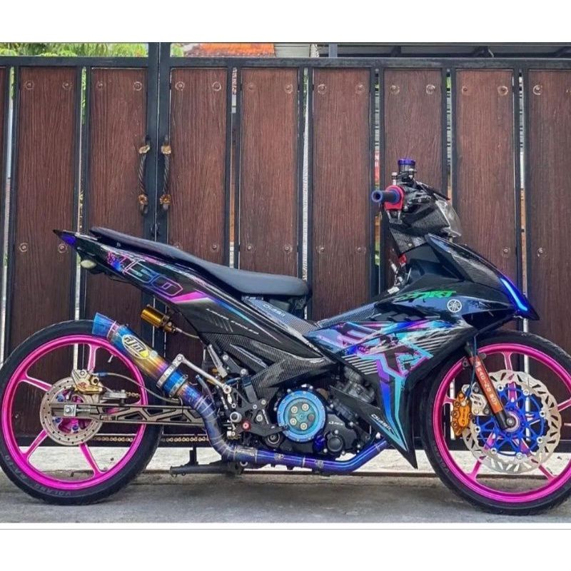 striping lis sticker yahama mx King sticker variasi mx king 150