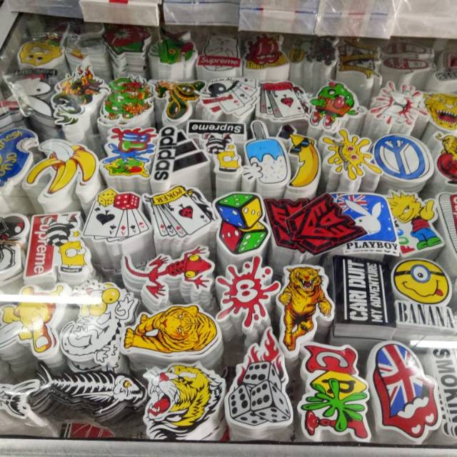 Stiker sticker graftac isi 50 dan 100 lembar stiker motor stiker mobil stiker unik stiker gambar