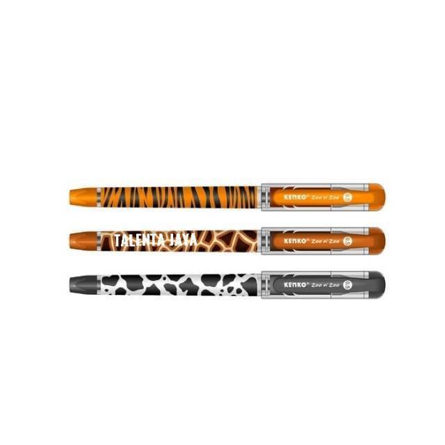 

Kenko pulpen gel KE 20 zoo n zoo pena hitam/ Ballpoint