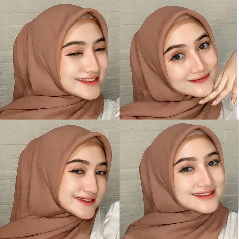 HIJAB JILBAB KERUDUNG SEGI EMPAT SQUARE ZHAFRON PREMIUM