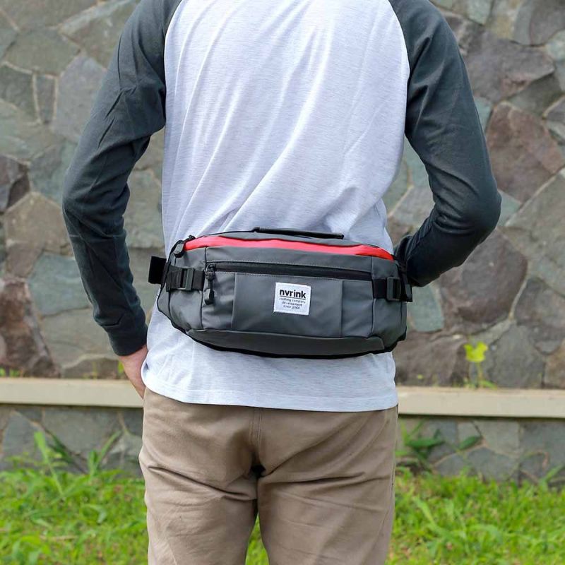 New Arrival - Tas salempang pria Selempang pinggang murah bahan premium waterproof anti air original