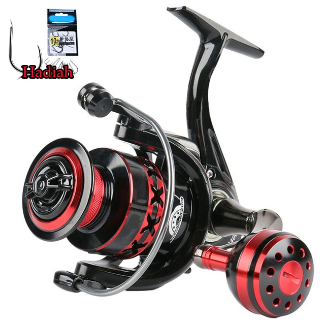 Reel Pancing Metal DEUKIO DS AR 2000-7000 Max Drag 30lb Knob Metal Kekuatan Tinggi Body Mewah Max Drag Fishing Reel / Penggulung Senar Pancing 30kg 2000-7000 Bahan Metal
