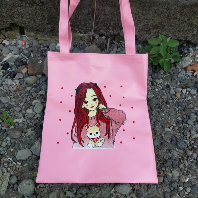 (CUCI GUDANG) Totebag Tas Karakter Murah 32x26cm