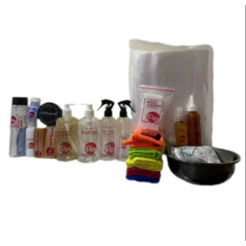 PAKET CUCI SEPATU ( M ) USAHA LAUNDRY SEPATU CAIRAN PEMBERSIH SEPATU SHOE CLEANER ALAT SHOES LAUNDRY