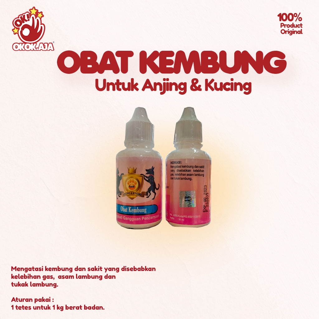 Obat untuk Pencernaan Perut Kucing dan Anjing Kembung Raid All 30ml