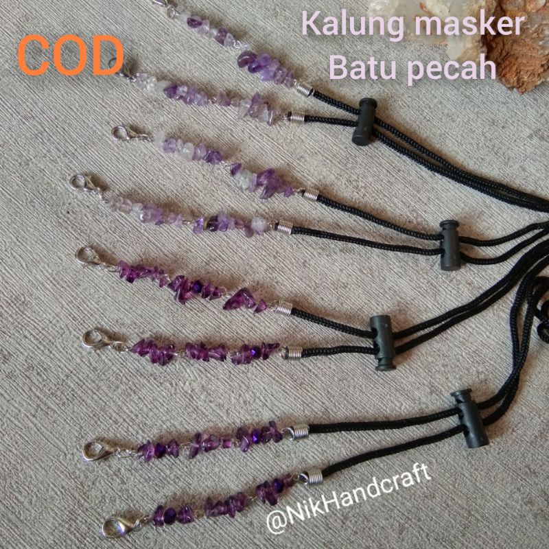 (paket isi 2) STRAP MASKER HIJAB 2IN1 KONEKTOR PENGAIT MASKER HIJAB