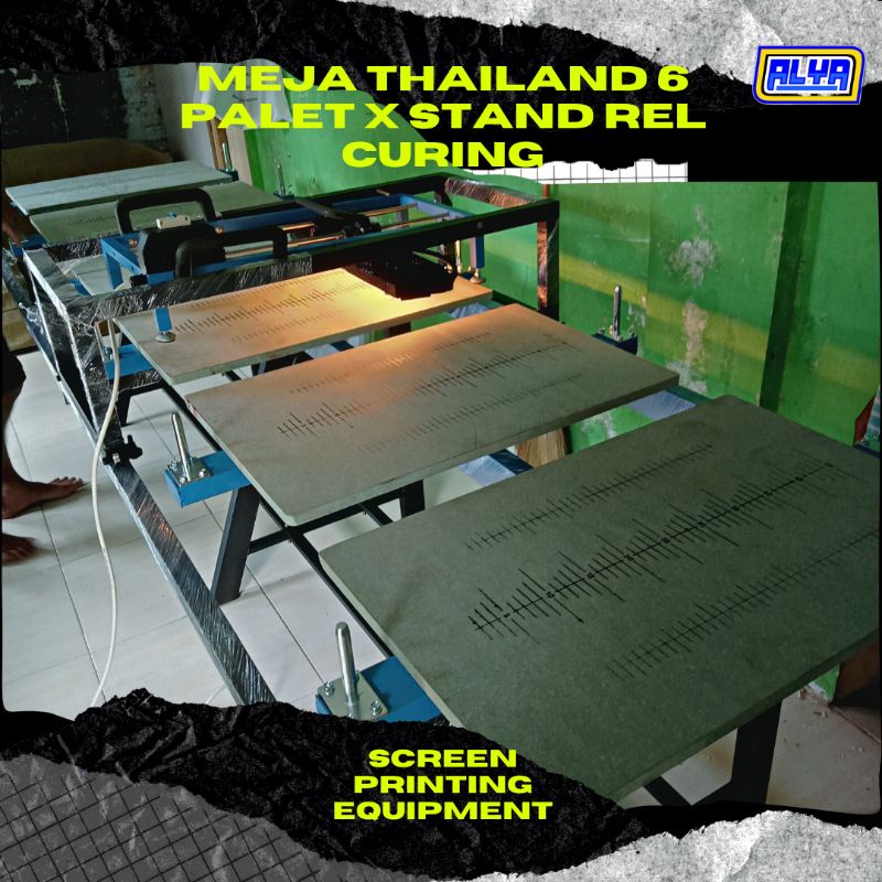 Meja Thailand 6 palet + Stand rel curing