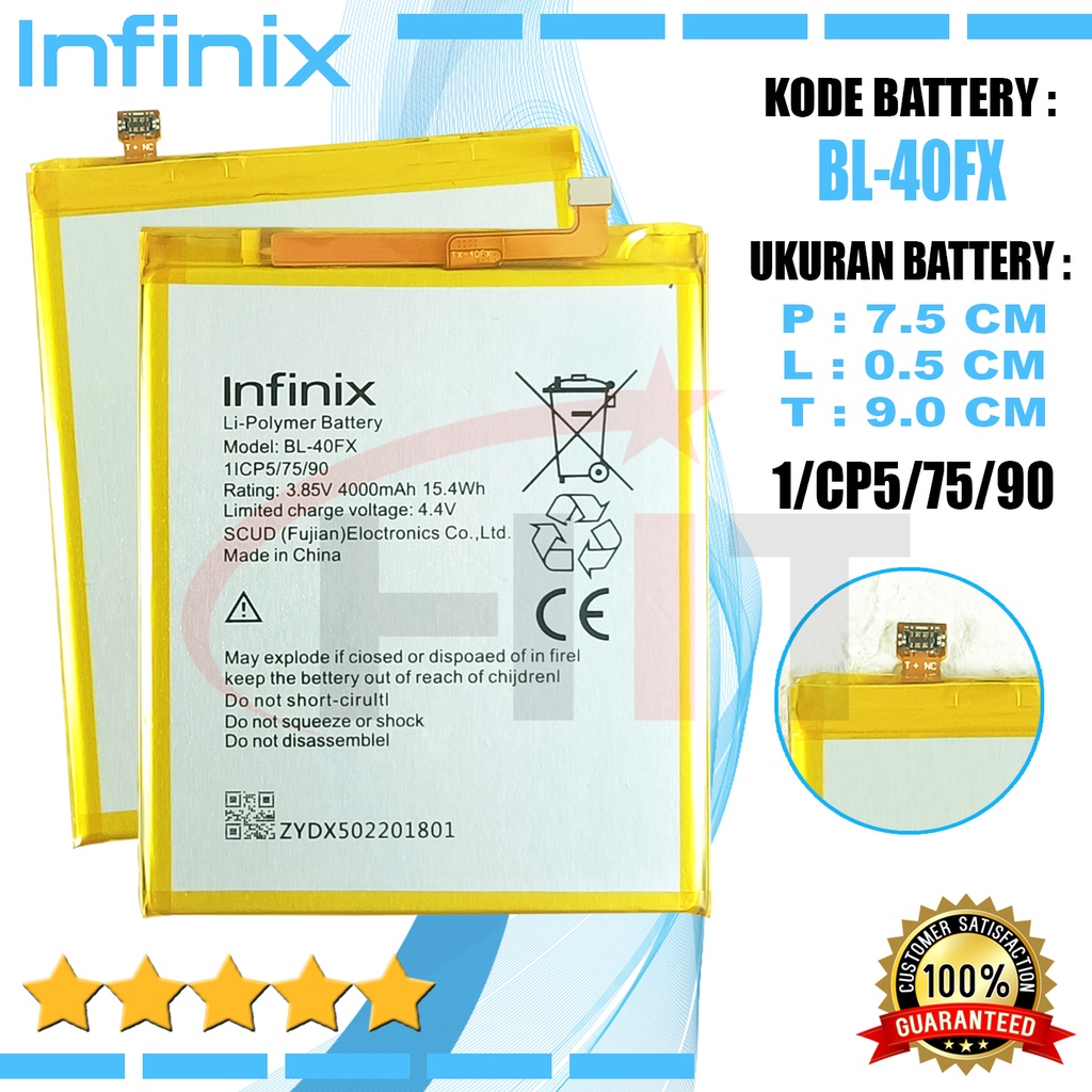 Baterai Battery INFINIX BL-40FX Zero 4+ 4 Plus X602 X603 X574