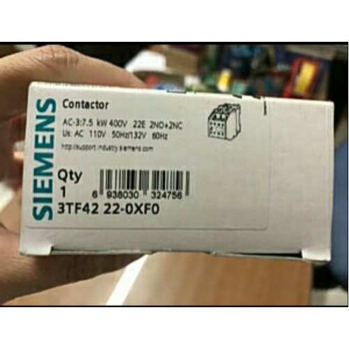 Contactor / Kontaktor Tipe 3TF42-22 110V Merk Siemens