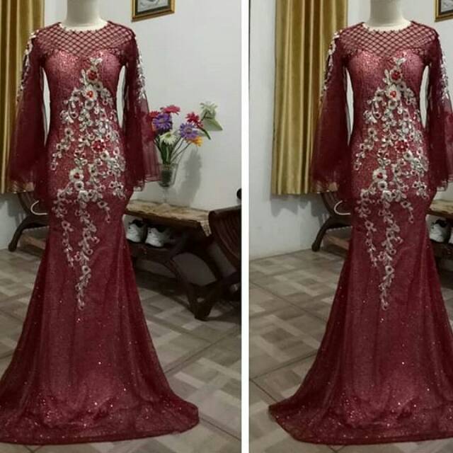 GAUN PENGANTIN/GAUN PENYANYI/GAUN PREWEDDING/KEBAYA PENGANTIN/KEBAYA PERNIKAHAN