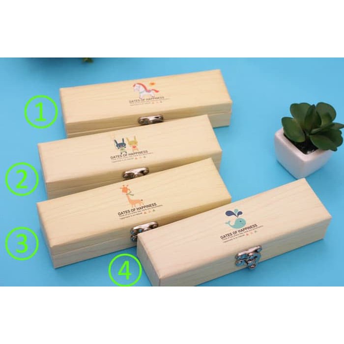 

Retro Pencil Case (Gates of Happiness) - Kotak Tempat Pensil