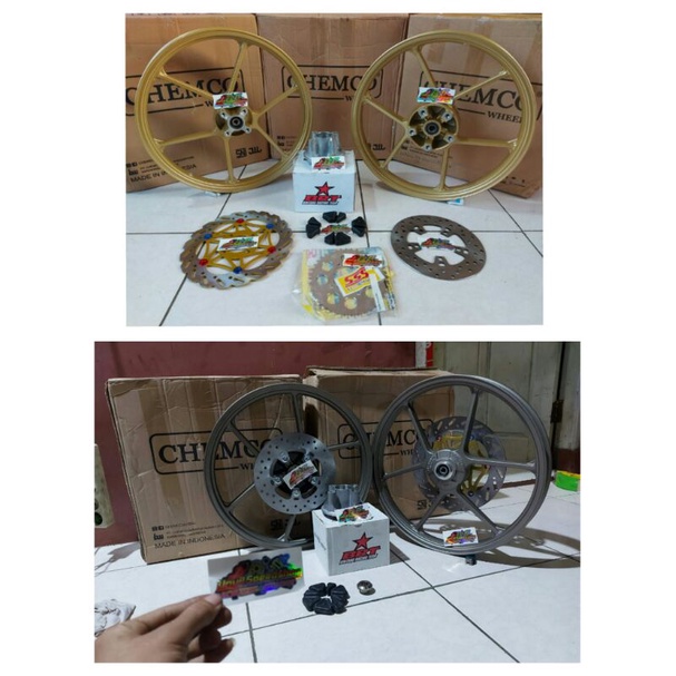 VELG BRT CHEMCO MX KING 160 160 -17 pnp NINJA R15 R25 CBR CB150 CRF TIGER MP VIXION NEW SUPRA DTRACK