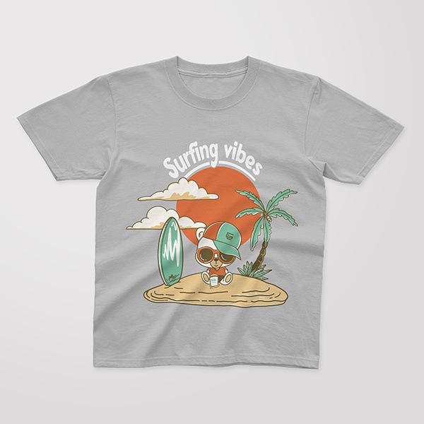 COD Baju Anak Cowok Keren Surfing Vibes Series