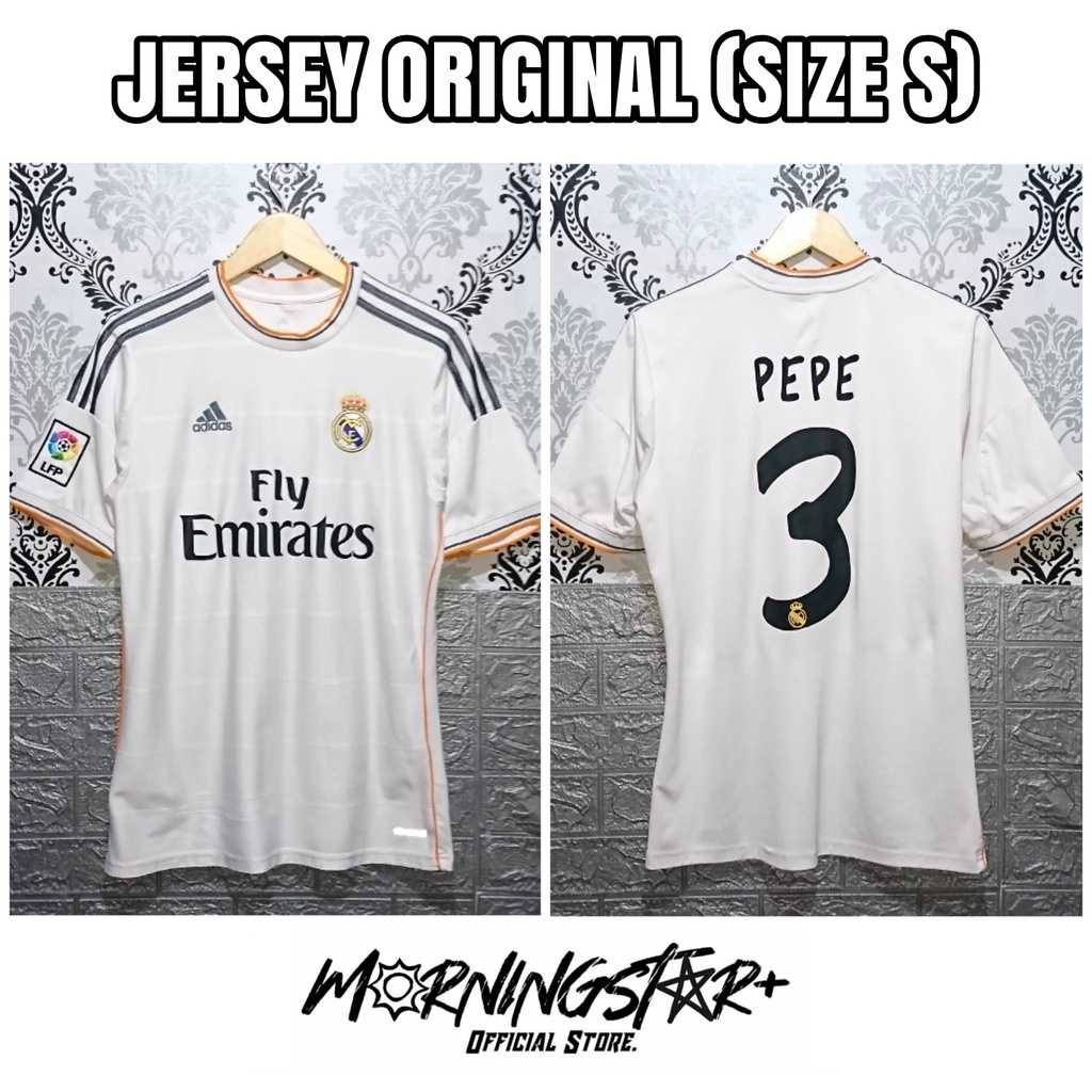 Jersey ORIGINAL Real Madrid Home 2013 / 2014 Retro Murah