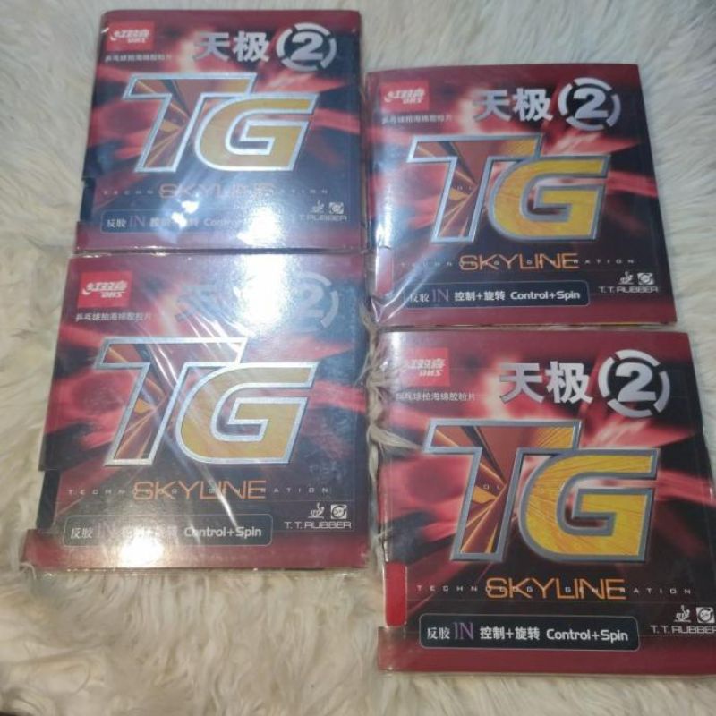KARET TENIS MEJA DHS SKYLINE TG2 ORIGINAL