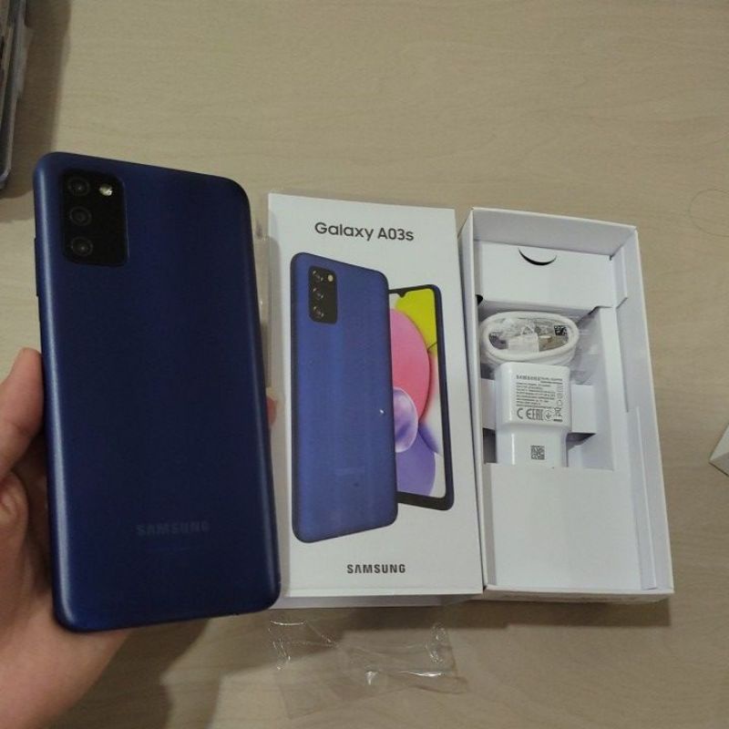 SAMSUNG A03S RAM 4 64 GARANSI RESMI NOKEN SIAP PAKAI AEHAT TANPA KENDALA ORIGINAL LENGKAP CHARGER OR