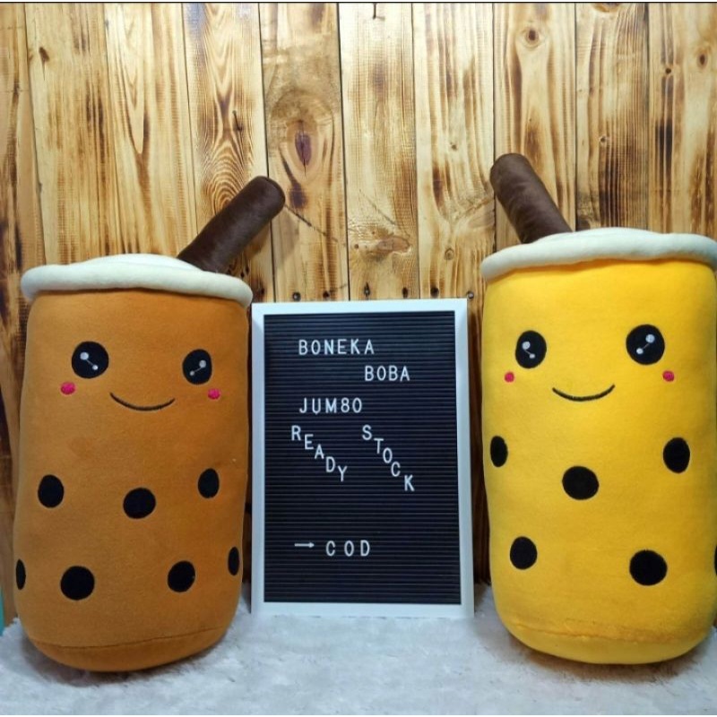 BONEKA BOBA  BUBBLE MILK  TEA BROWN  SUGAR UK XL