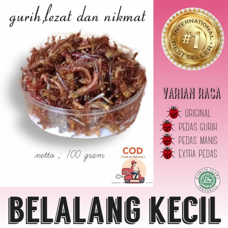 

COD Belalang kecil/harga MURAH 30/toples berst 100gram