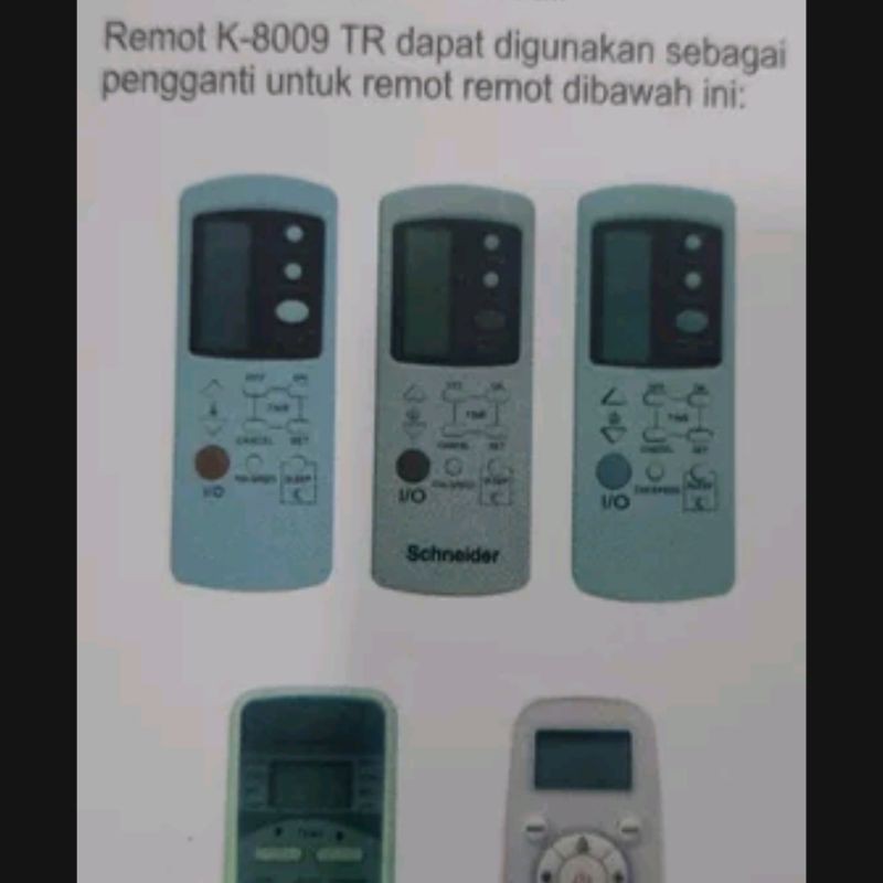 REMOTE REMOT AC POLYTRON MULTI UNIVERSAL