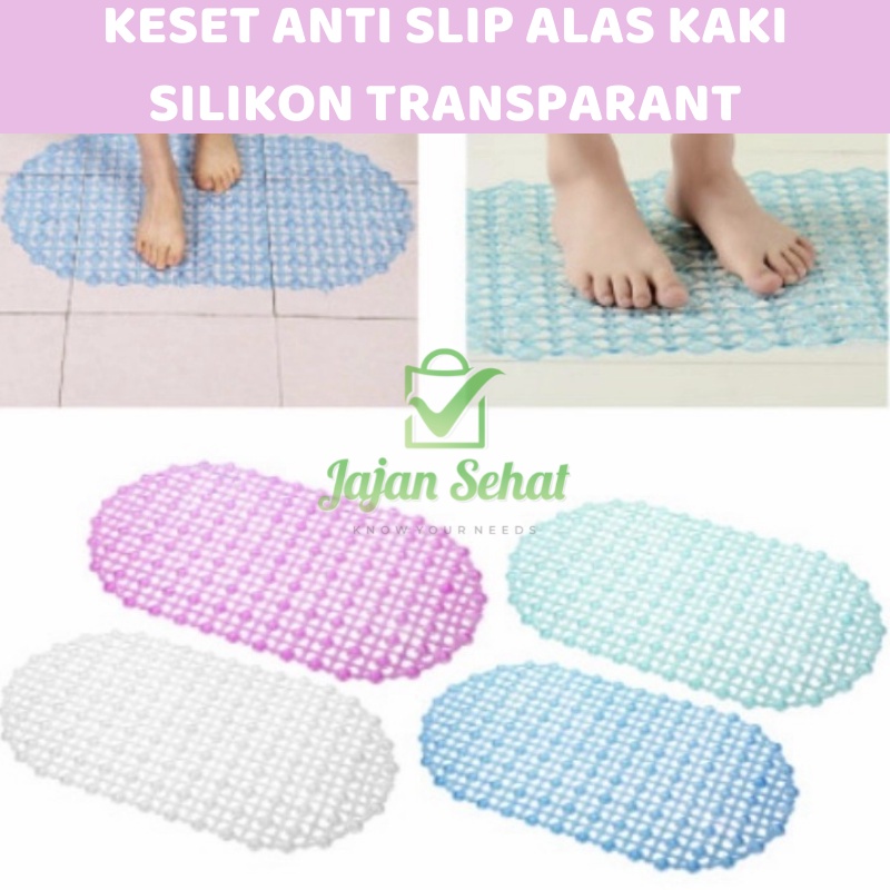 KESET ANTI SLIP ALAS KAKI SILIKON TRANSPARAN