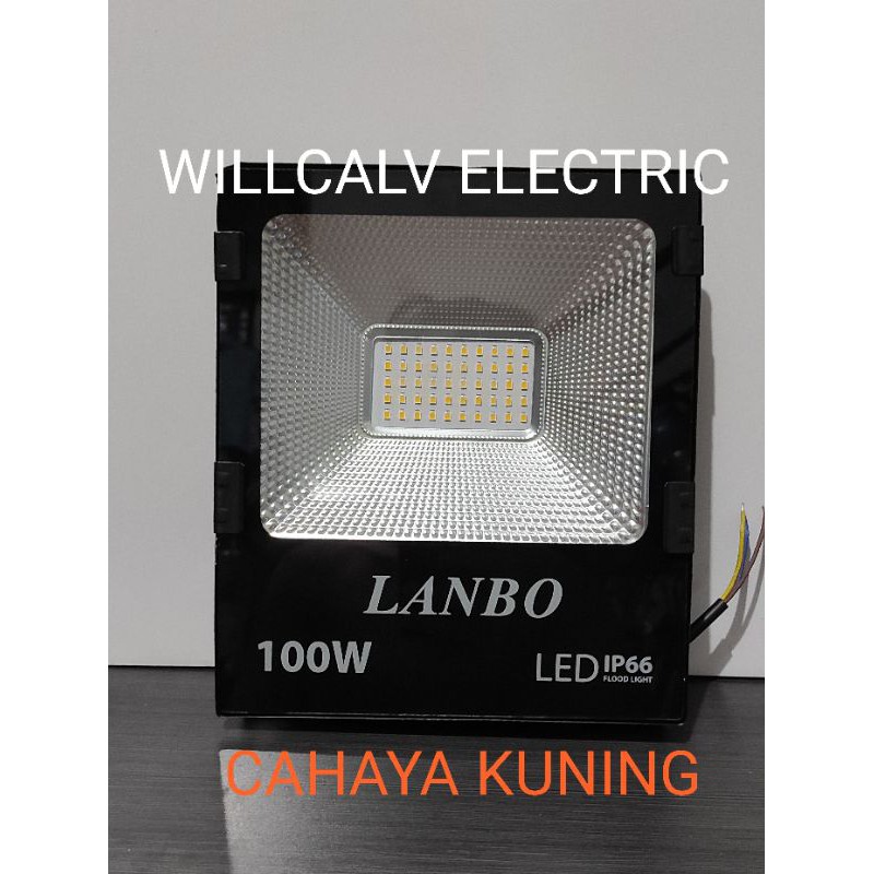 LAMPU SOROT LED - KAP HALOGEN LED - LAMPU TEMBAK LED - LAMPU TAMAN - 100W 100WATT 100 W