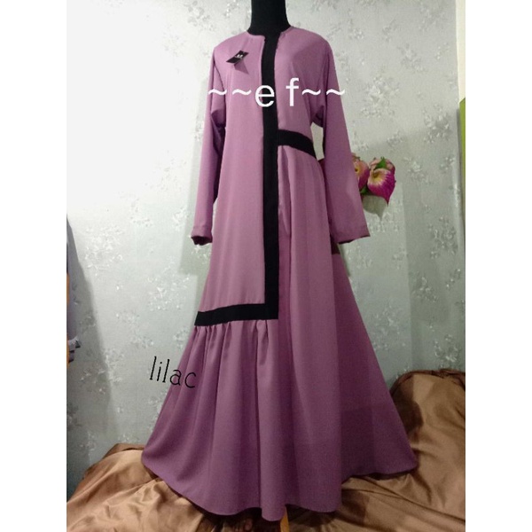 MAXI DRESS HANNA / FASHION MUSLIM TERBARU