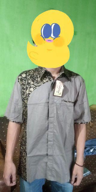 New Arrival Distro Batik Pria Bordir Sogan Hrb026 Batikaf Notoarto Batik Ipnu-ippnu Hem Pria Bel