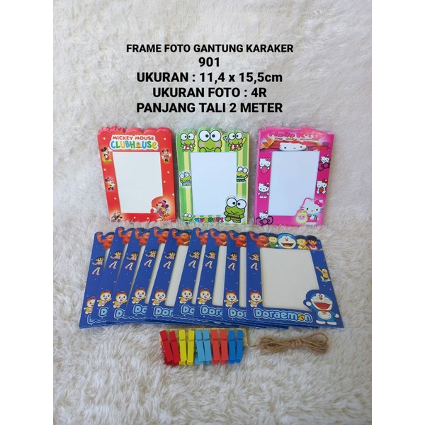 FRAME FOTO DORAEMON/FRAME FOTO KEROPI/FRAME FOTO HELLOKITTY/FRAME FOTO MICKEY MOUSE/BINGKAI FOTO DOR