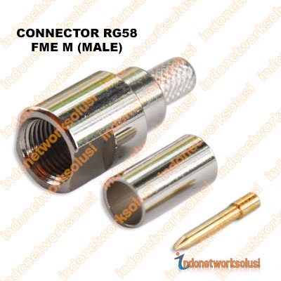 ONEKTOR CONNECTOR RG58 FME M (MALE)