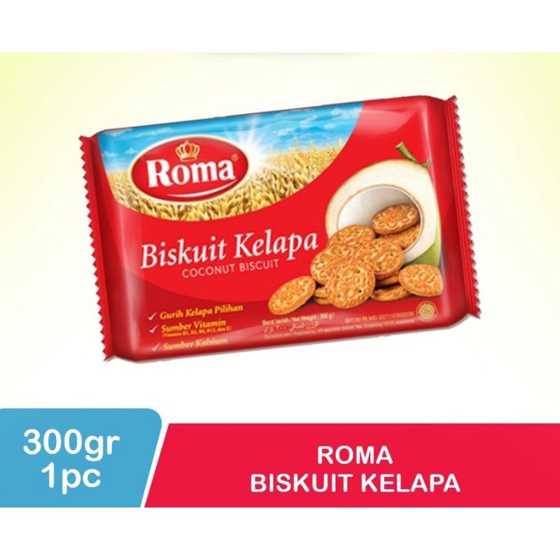 

Roma Biskuit Kelapa Coconut Biscuit 300gr