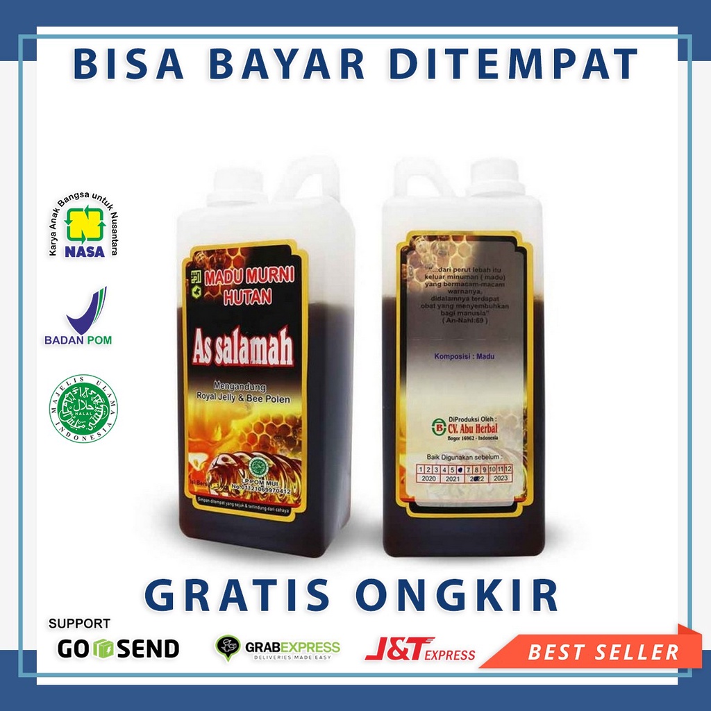 

Madu Murni Hutan As salamah Assalamah 1 kg
