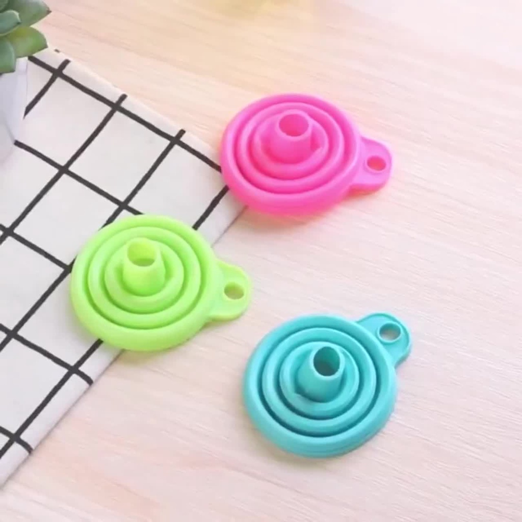 [CLASHOP] CORONG SILIKON LIPAT PORTABLE / CORONG AIR SILIKON / CORONG MINYAK SERBAGUNA SILICONE FUNNEL
