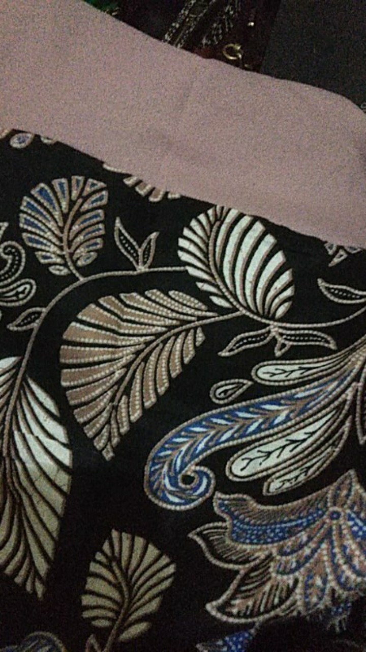 Tey-17 Batik Wanita Asj Sa Hrb026 Kenongo Kemeja Tosca Pendek