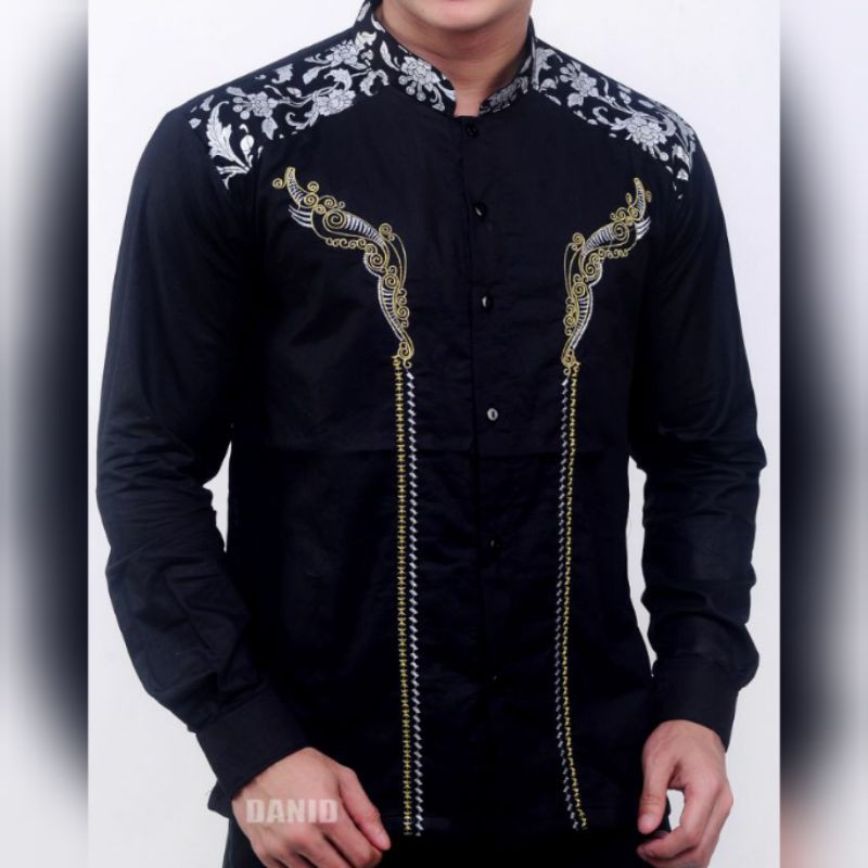 baju Koko motif batik panjang