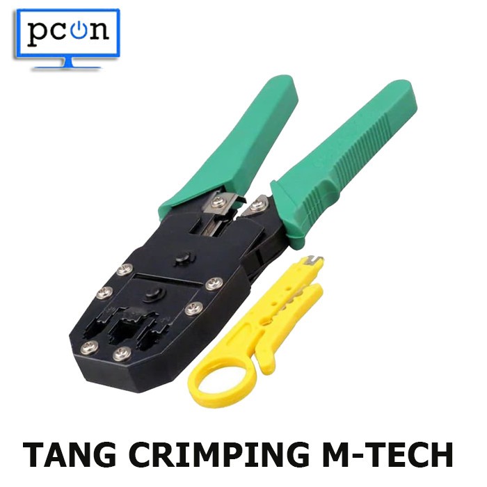 M-Tech Original Tang Crimping Tools 3 Hole RJ9 RJ11, RJ12 RJ45