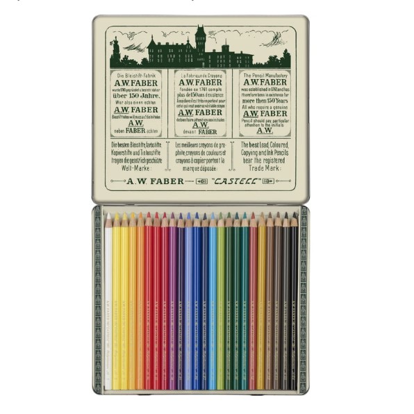 Faber-Castell Polychromos Artists' Color Pencils - 111th Anniversary Limited Edition Tin of 24