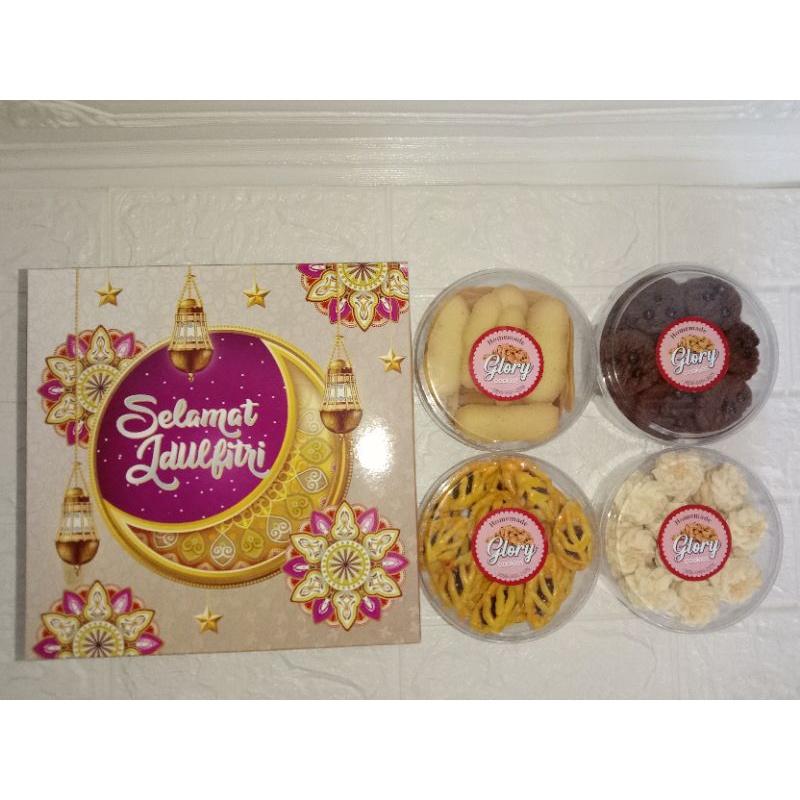 

Parsel Lebaran Kue kering 4 toples @250 gr
