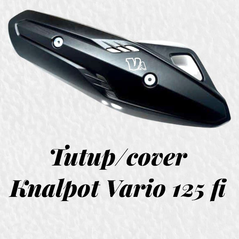 Cover Knalpot Tameng Knalpot Vario Tutup Knalpot Vario 125/150 2015-2017 tutup knalpot standar vario