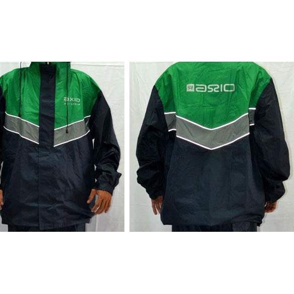Jas Hujan Axio europe 928 Model Terbaru khusus warna HIJAU kombinasi