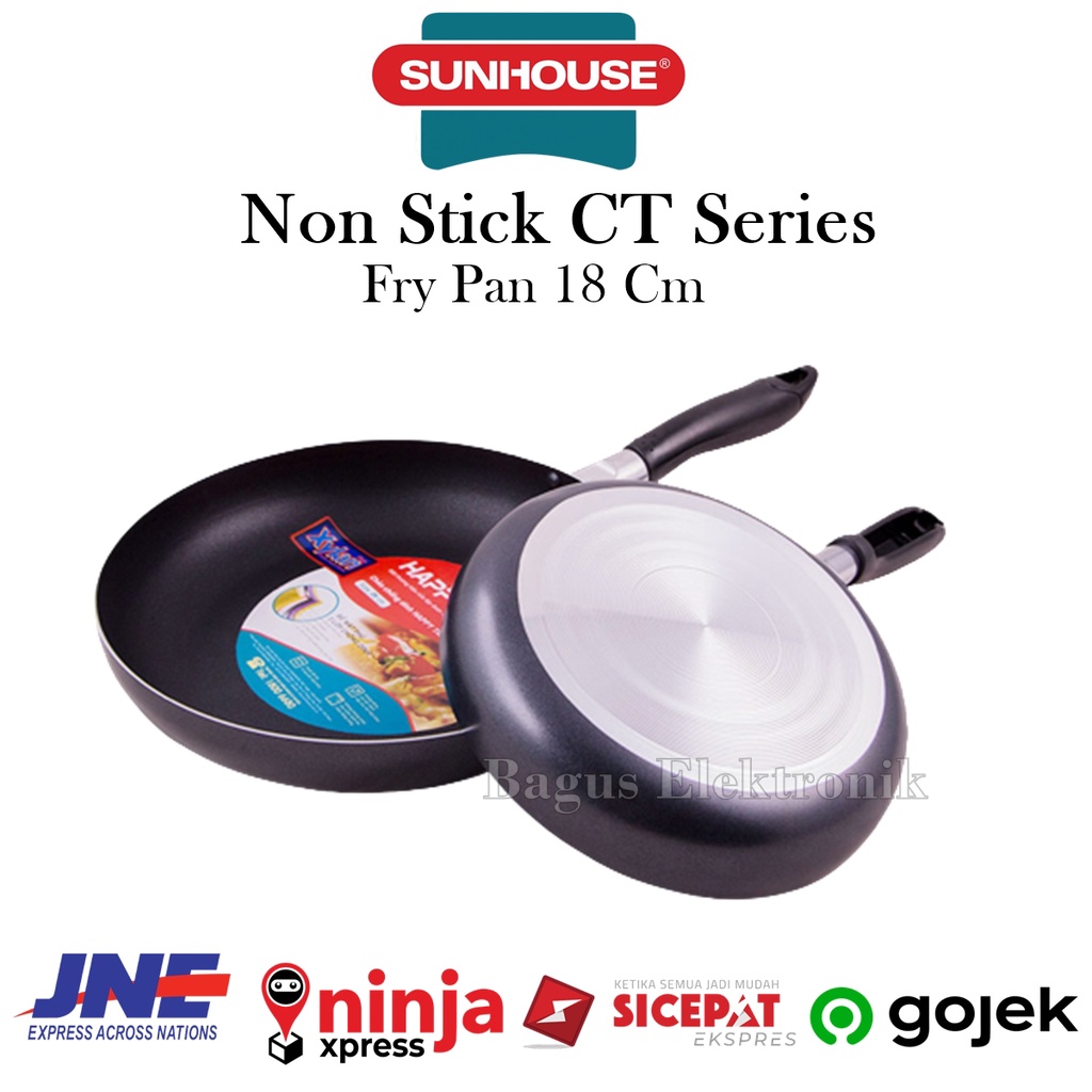 Sunhouse Wajan Penggorengan / Fry Pan 18 cm (CT18)