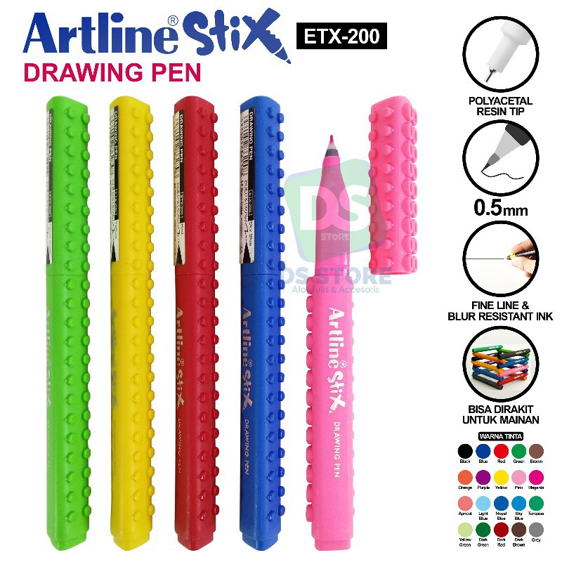 

Bolpen Drawing Pen Stix ETX-200