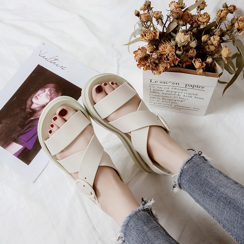 Sendal Platform Wanita  Sandal  Wanita  Tali  Sendal Sepatu 