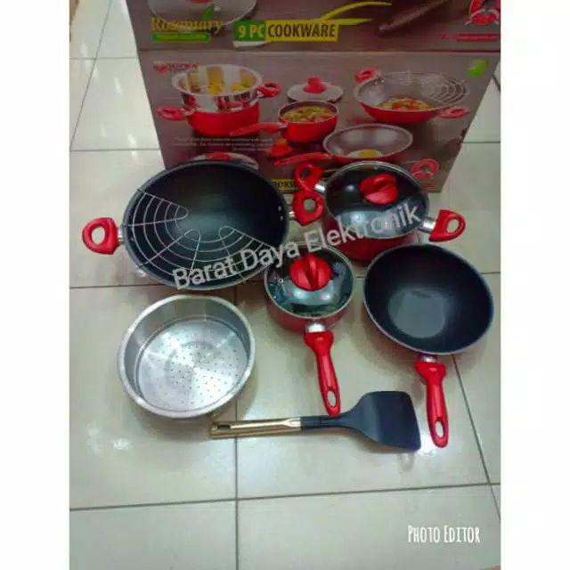 Supra Panci Set Supra Rosemary 9 Pcs