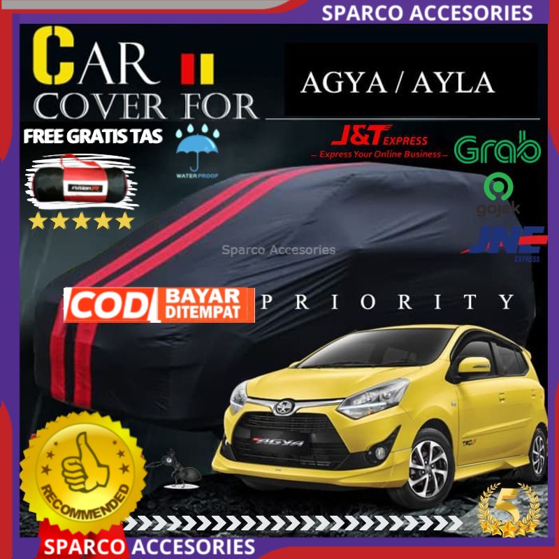 Cover Mobil AGYA AYLA Sarung Selimut Mobil AGYA AYLA Waterproof Anti Air Cover Sarung Mobil Outdoor 