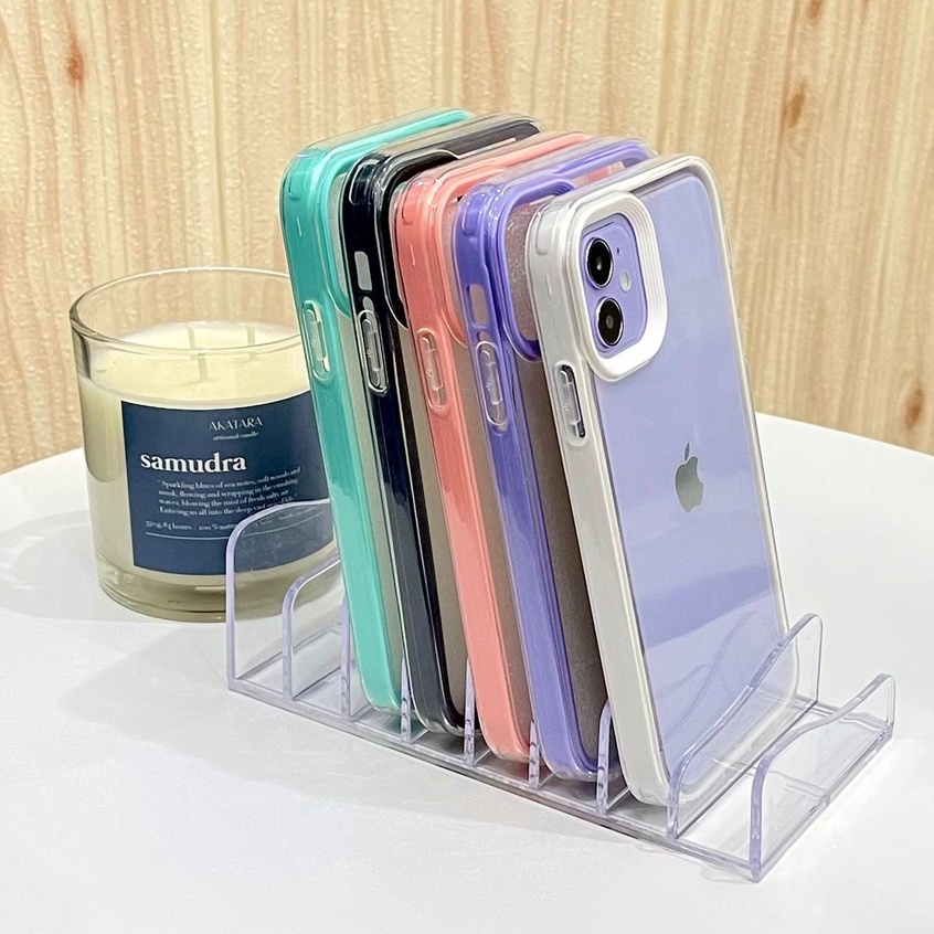 CLEAR BUMPER 3IN1 case iphone 6 6s 7 8 plus x xs xr max 11 12 pro max